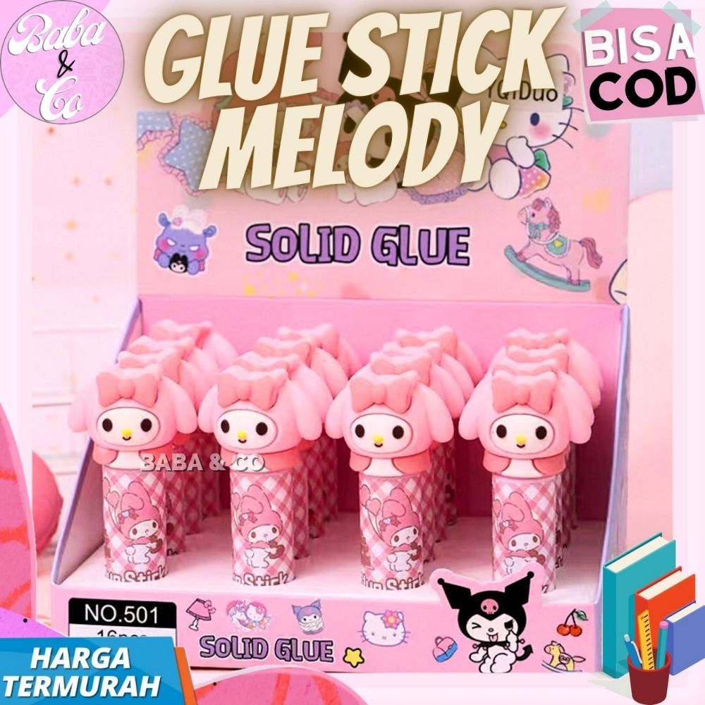 

LEM STIK SANRIO MELODY LUCU UNIK GLUE STICK PUTAR MELODY SANRIO PINK UNIK LUCU LEM KERTAS PUTAR MELODY PINK SANRIO