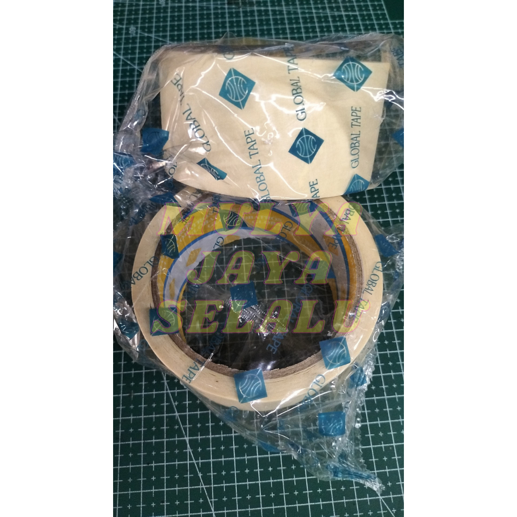 

LAKBAN KERTAS 2 INCHI 5CM ( 24MM X 48MM ) WARNA CREAM DAYA LEKAT BAGUS MEREK GLOBAL