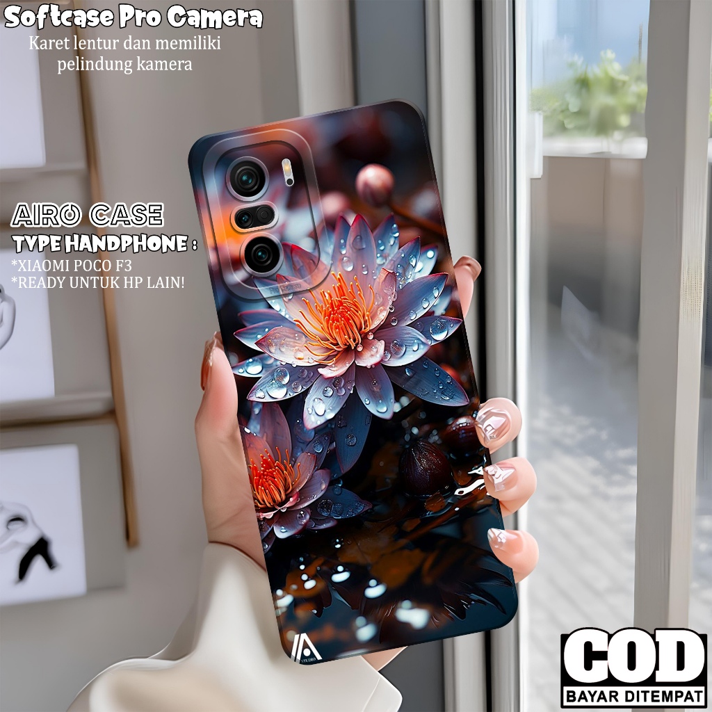 Case XIAOMI POCO F3 - Softcase  XIAOMI POCO F3 - Fashion Case BUNGA - Casing XIAOMI POCO F3 - Softca