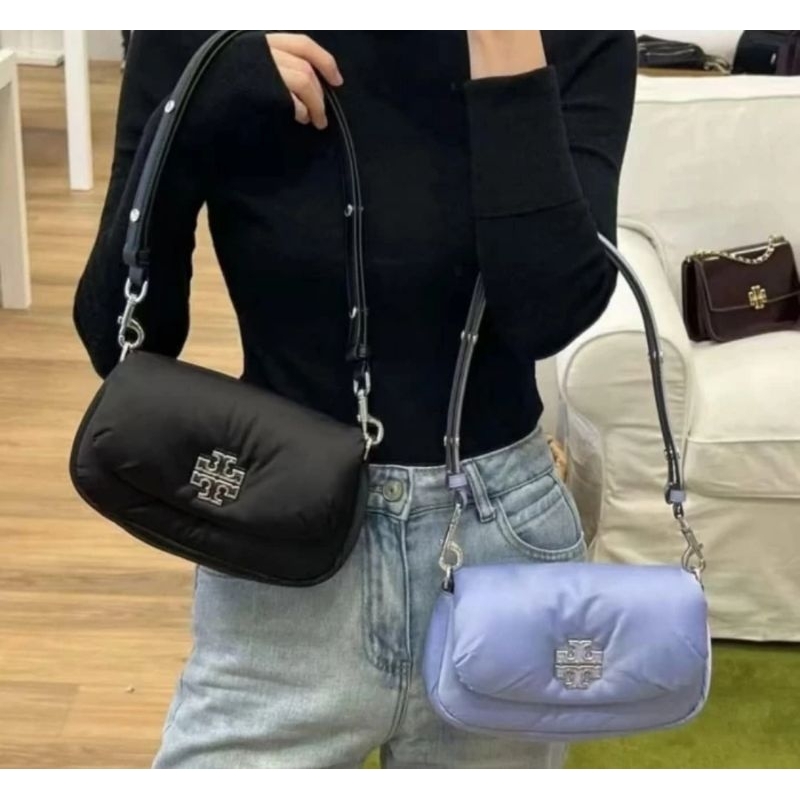 TB BRITEN NYLON PUFF CONVERTIBLE CROSSBODY BAG