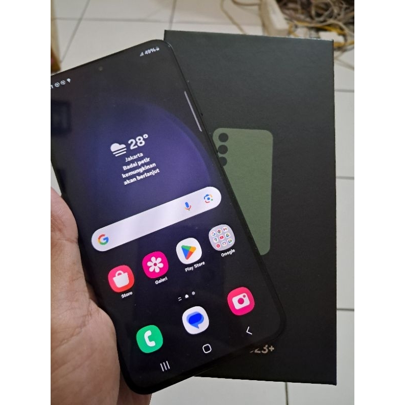 Samsung 5G S23+ plus 8 / 512 gb bekas pemakaian resmi SEIN
