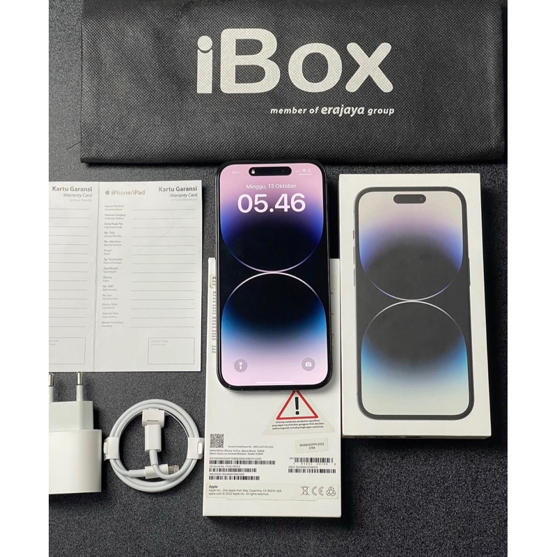 Ip 14 Pro 128 gb 256 gb original fullset ibox