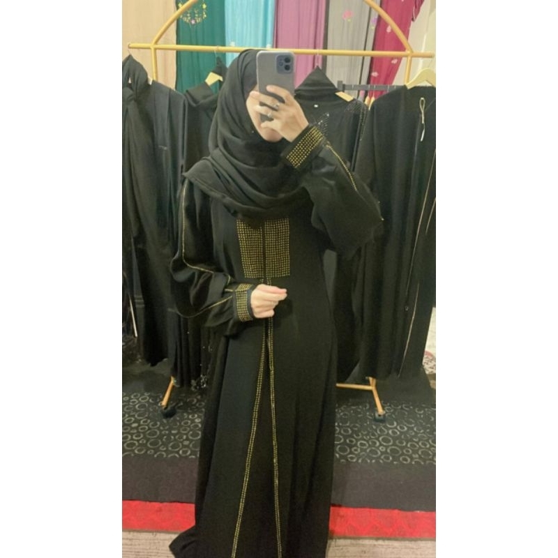 Abaya simple/ abaya hitam / abaya warna / abaya murah