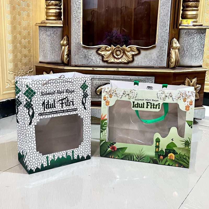 

Paperbag mika idul fitri /tas kertas/tas hampers lebaran