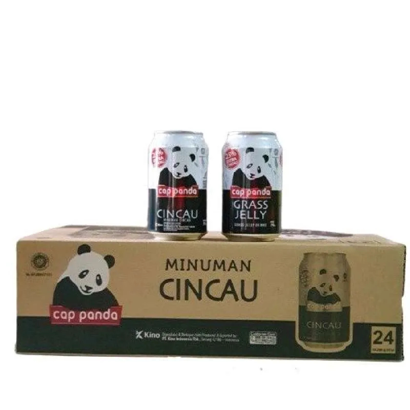 Cincau Cap Panda Kaleng 1 Dus isi 20 Pcs | 24 Pcs