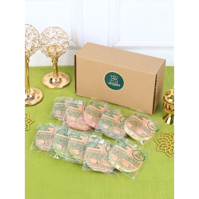 

Promo! The Box OF Wellness isi 10 Bungkus Snack Cemilan Sehat Aromanis Rendah Kalori Gluten Free