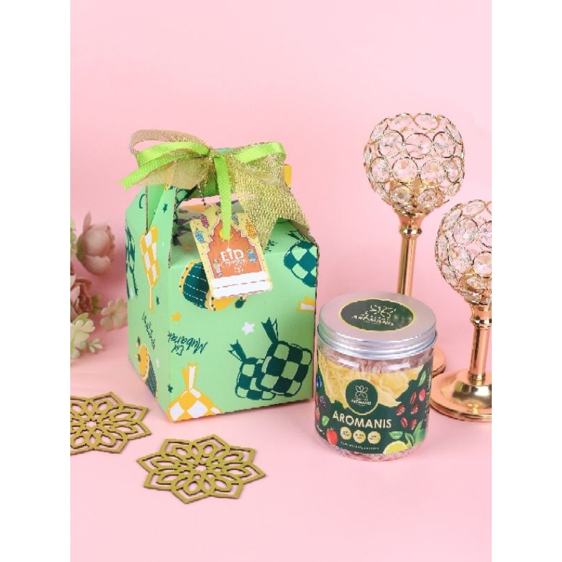 

Hampers Lebaran/ Idul Fitri Toples Set A Snack Aromanis Rendah Kalori