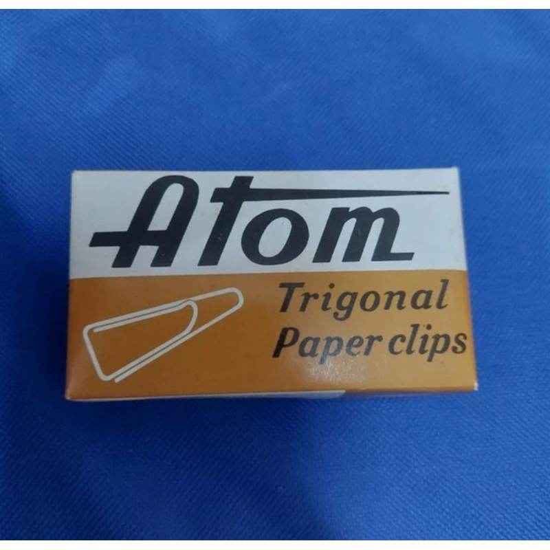 

Atom Paper Clip no 1 Triagonal Clip Penjepit Kertas