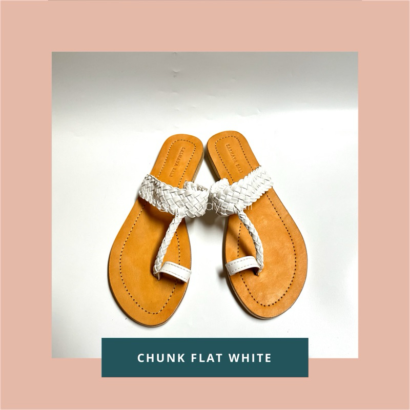 Sasmaya Bali Sandal Wanita Kulit Asli Chunk
