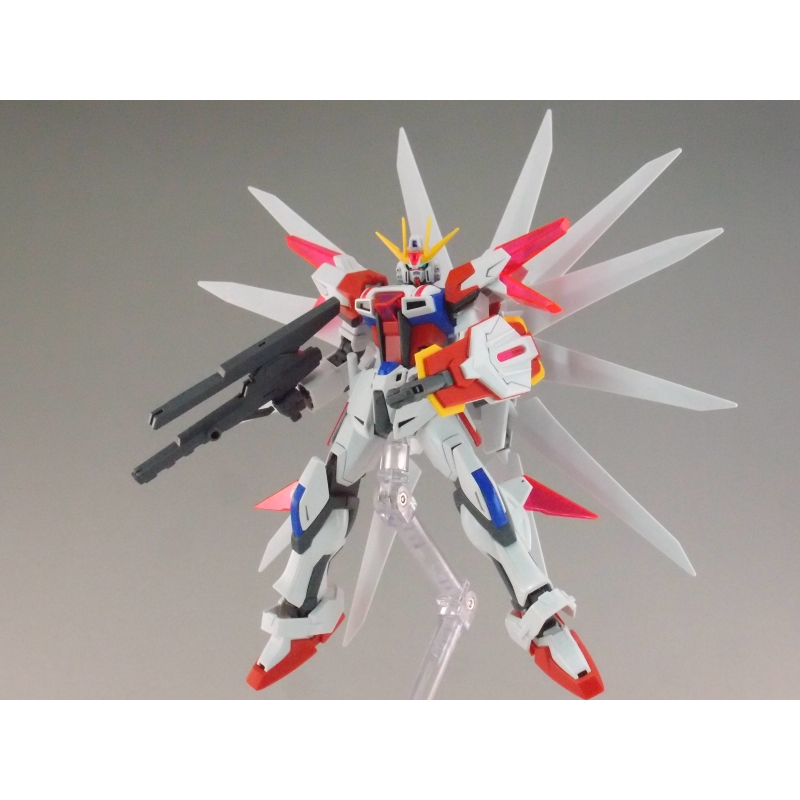 Original Made In Japan HG HGBF 1/144 Build Strike Galaxy Cosmos + stand base