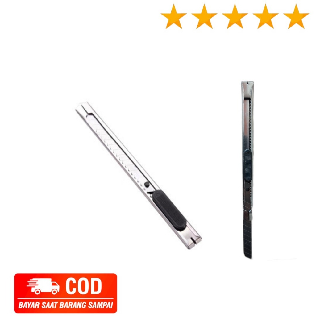 

337 Sliver Pisau Cutter / Kater Kecil Besi 60 Derajat Degrees Stainless Samoyed Knife Pisau Steel Pemotong Kertas Packing