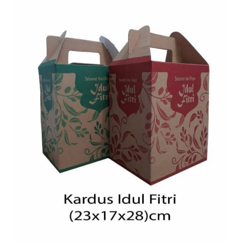 

KARDUS IDUL FITRI LEBARAN TEBAL 23 x 17 x 28 cm