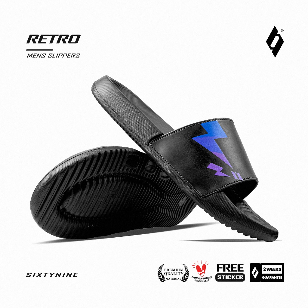 SIXTYNINE PROJECT - RETRO - SANDAL SLIDE PRIA / SLIPPER / SANDAL SELOP