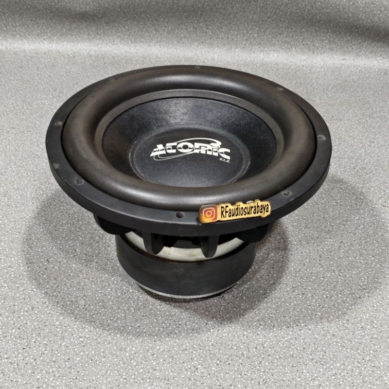 extreme SPL subwoofer  12 inch ATOMIC ELE 12 D dual 1 ohm (hand made in the USA )