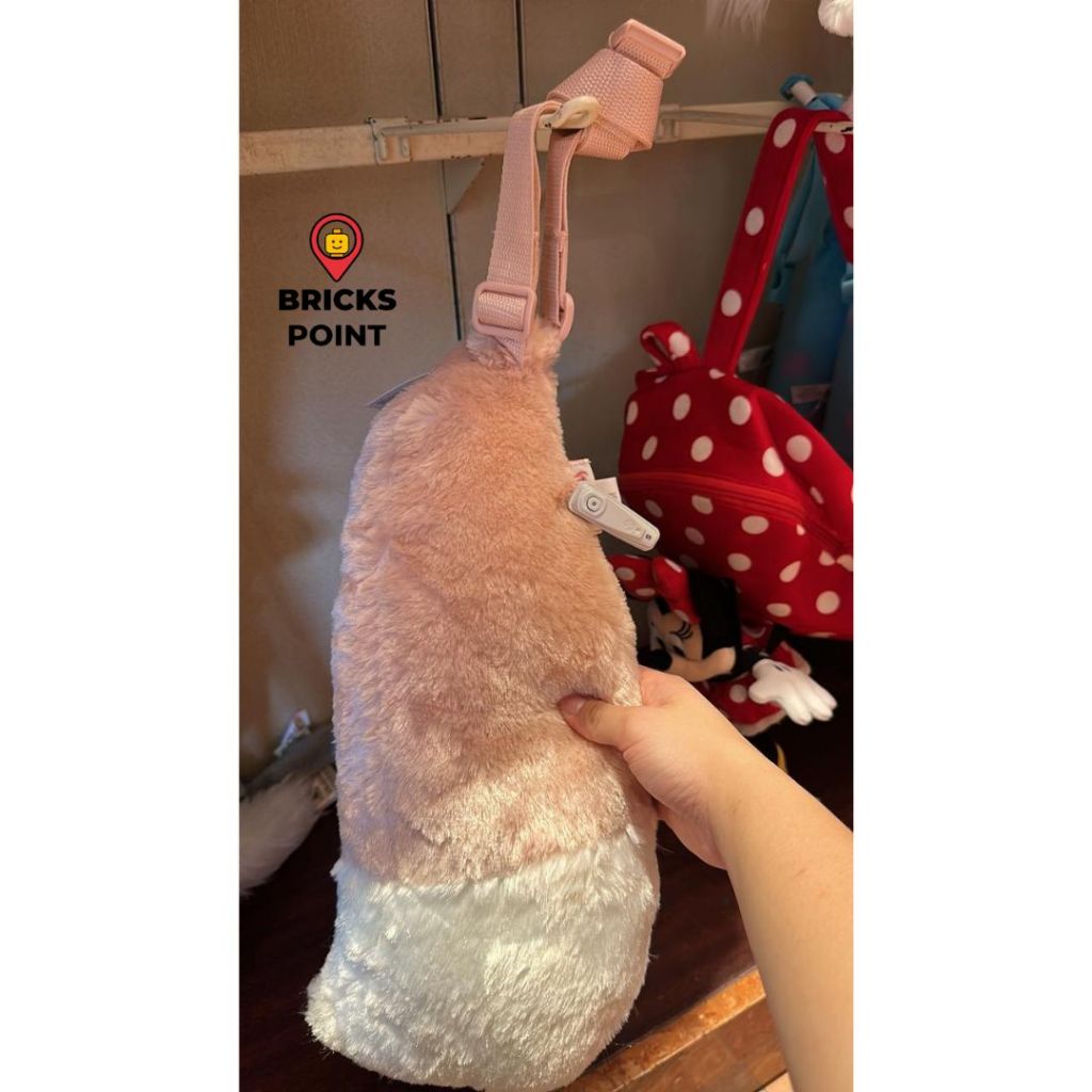 DISNEY DUFFY & FRIENDS LINA BELL TAIL LARGE PLUSH ORIGINAL MERCHANDISE FROM HONGKONG DISNEYLAND - DU