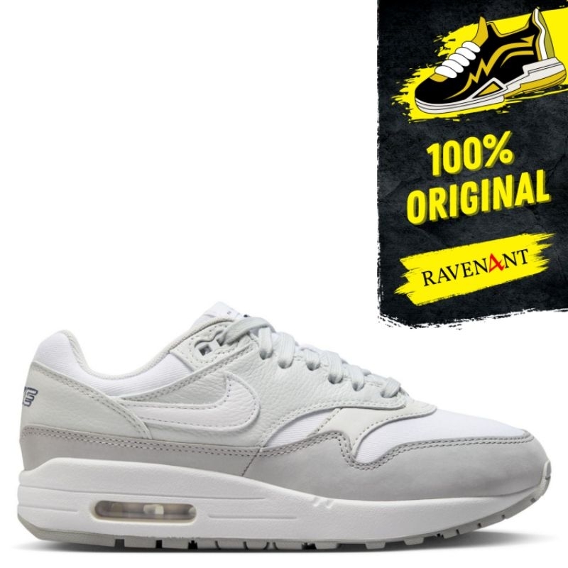 NIKE Air Max 1 87 LX Light Smoke Grey ORIGINAL - Sepatu Sneakers Wanita