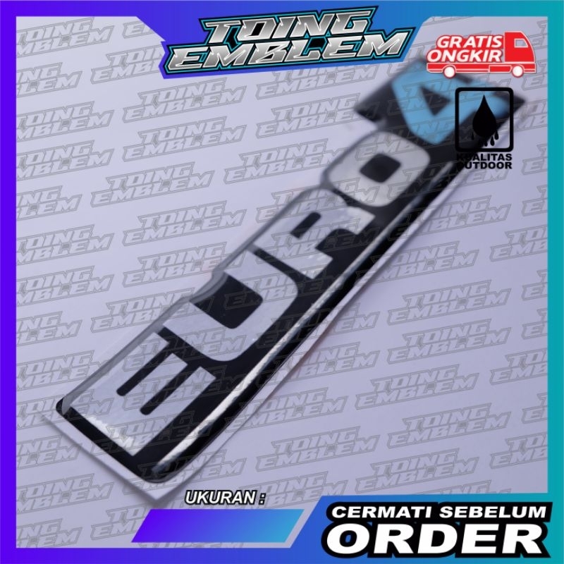 emblem logo EURO4/emblem timbul euro4/stiker emisi euro4/emblem stiker euro4