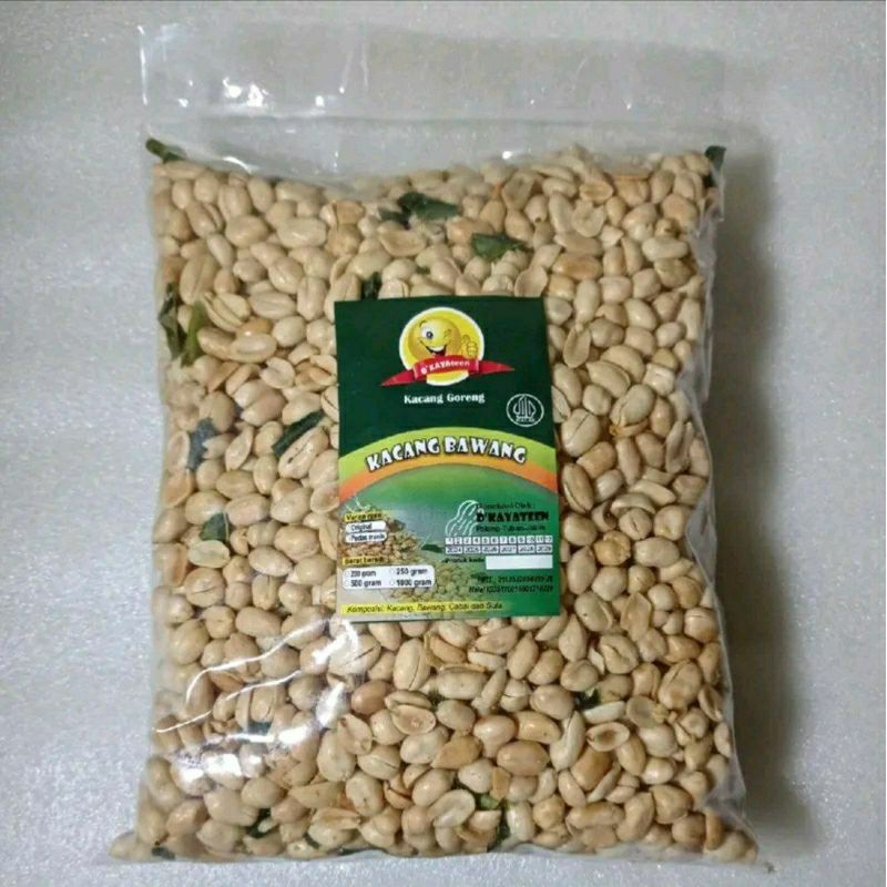 

Kacang Bawang (Original) 1kg dan 500 gram