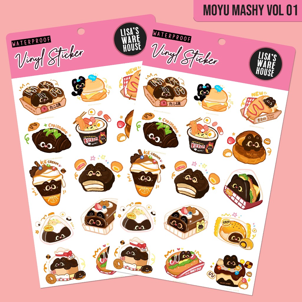 

Sticker Vinyl Moyu Mashu Volume 01