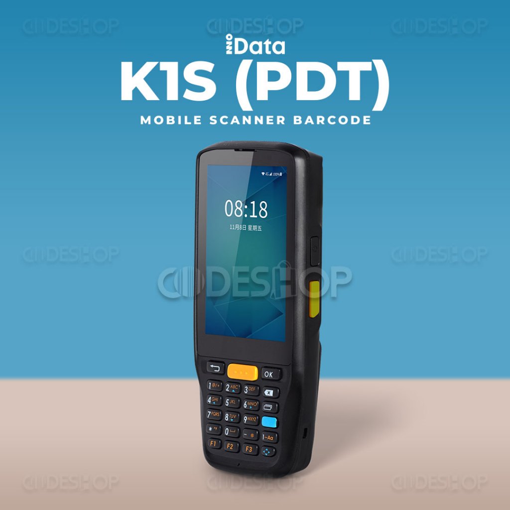 Mobile Barcode Scanner IDATA K1S K1 s Android PDA PDT 2D Tahan Banting