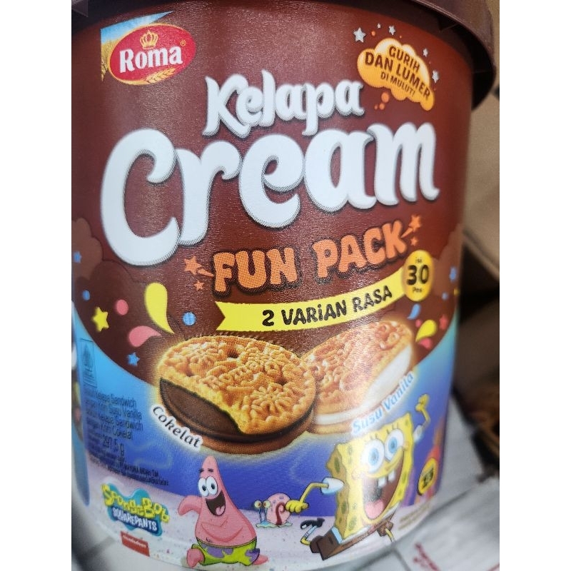 

Roma Kelapa cream fun pack 297.5gr