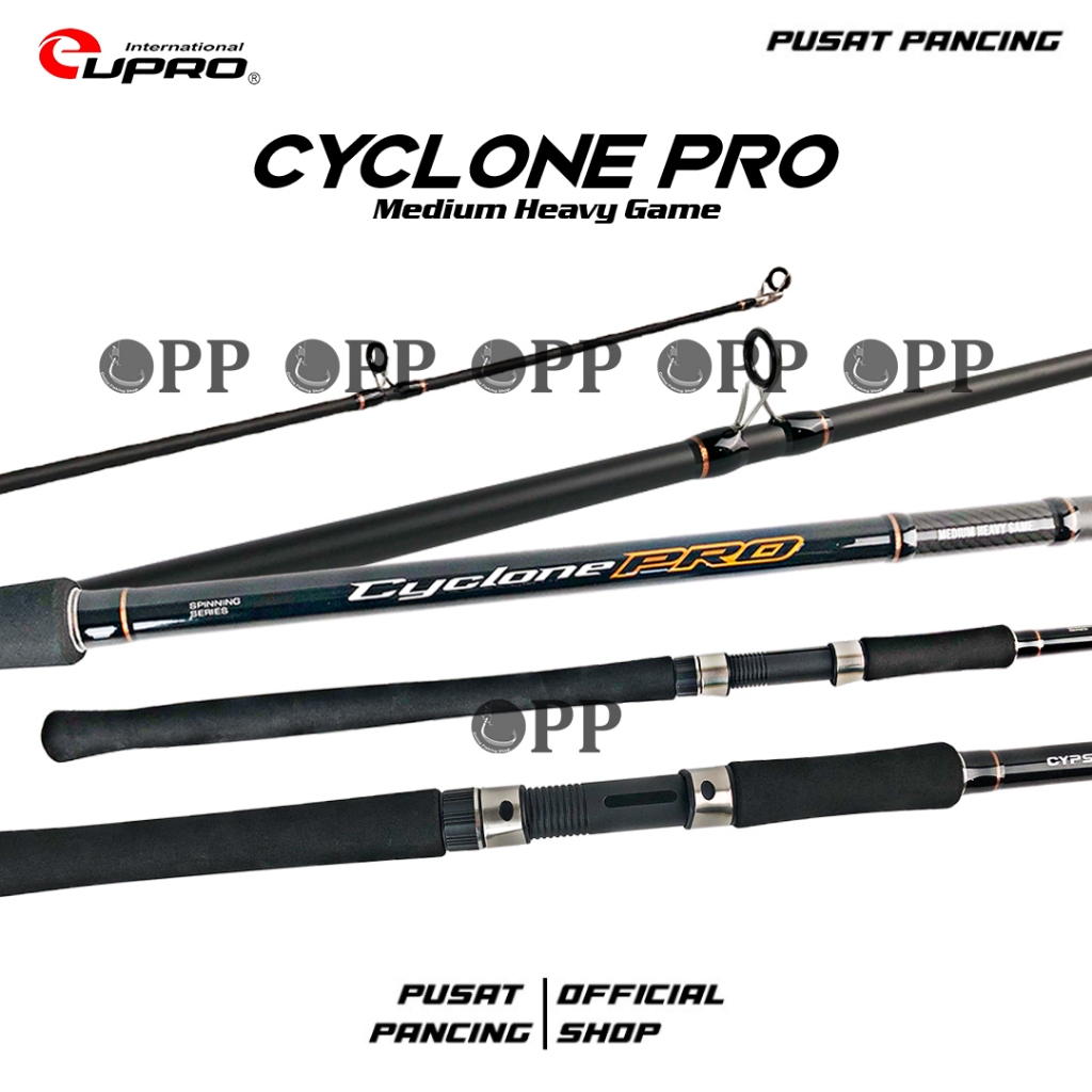 EUPRO Joran Pancing Spinning CYCLON PRO 300cm - 360cm Fuji Component Hi-Carbon Blank TORAY Joran Pan