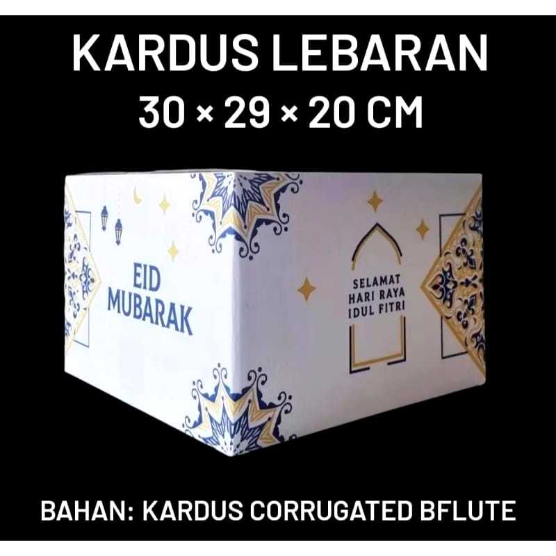 

(ISI 5 PCS) DUS PARCEL HAMPERS LEBARAN 30x29x20 / KARDUS IDUL FITRI / KARDUS SEMBAKO