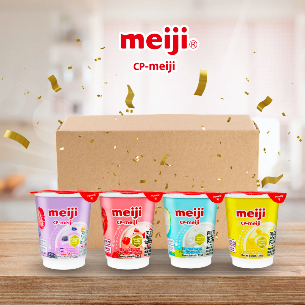 

[ LEBIH MURAH ] 1 DUS SOFT YOGURT CP-MEIJI ( 24 PCS )
