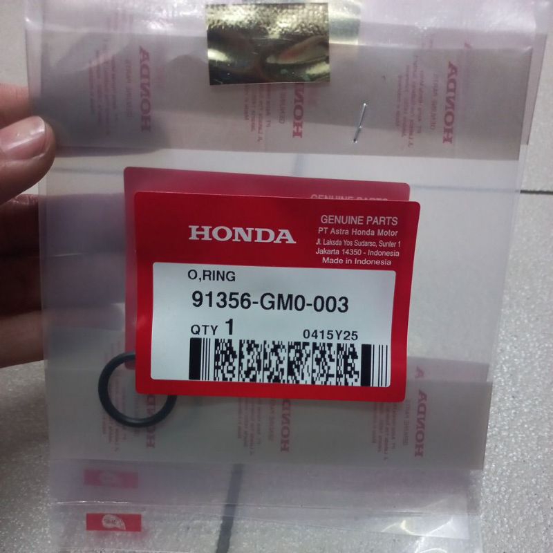 91356GM0003 – ORING, ORING SHOCK DEPAN BEAT, VARIO FI, SCOOPY ESP, SPACY, REVO, SUPRA X 125 NEW ORI 