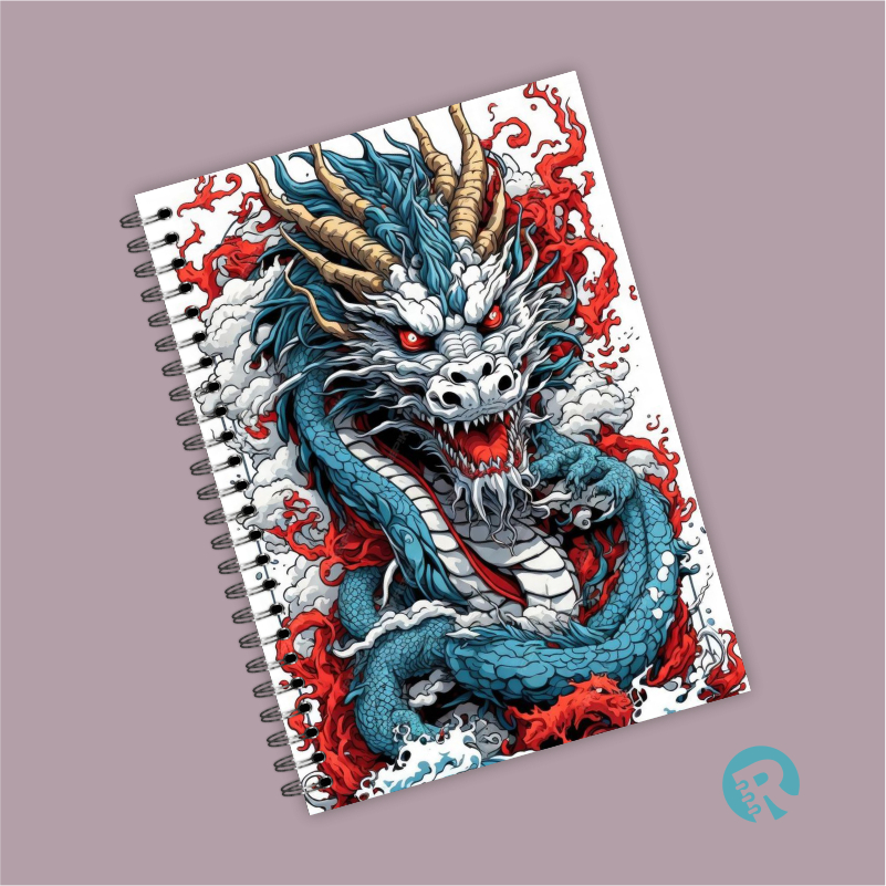 

Ringbook Softcover A5 Buku Catatan Garis/Polos NAGA