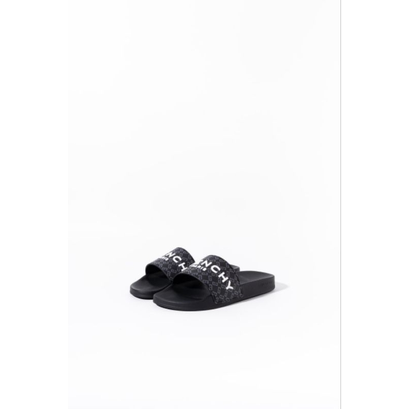 GIVENCHY Monogram logo print slide
Black - White