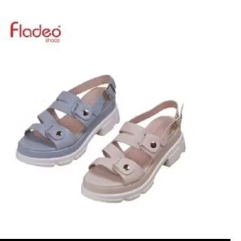 SALE ORI FLADEO SANDAL WEDGES TALI BELAKANG