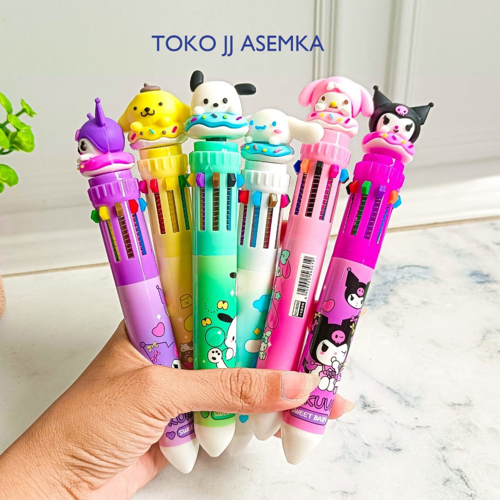 

PULPEN CETEK 10 WARNA SANRIO LUCU UNIK KARAKTER ALAT TULIS SEKOLAH TERMURAH COD