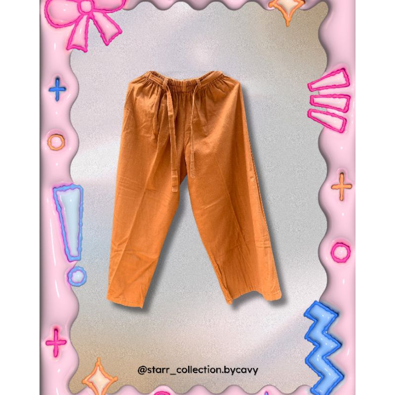 preloved celana kulot linen