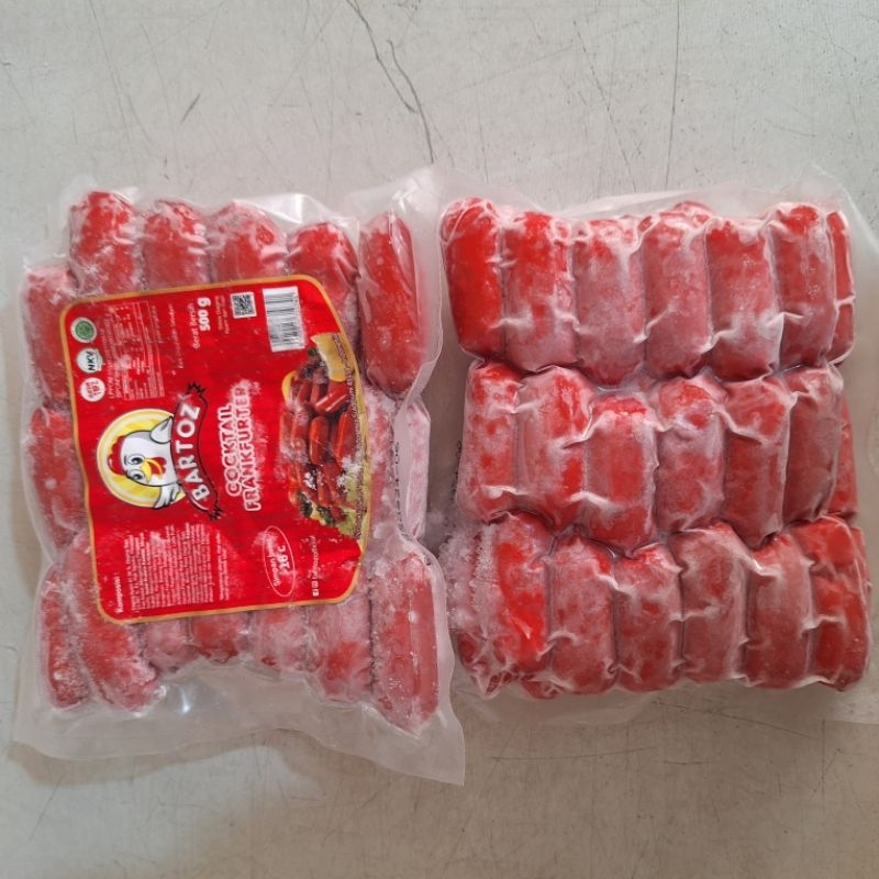

BARTOZ BEEF COCKTAIL FRANKFURTER 500gr
