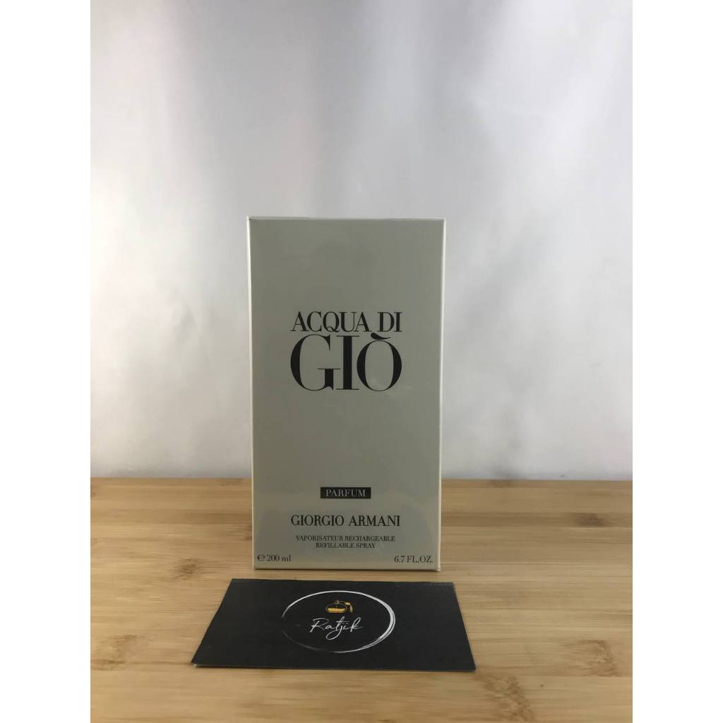GA ACQUA DI GIO PARFUM 200ML REFILLABLE FOR MEN