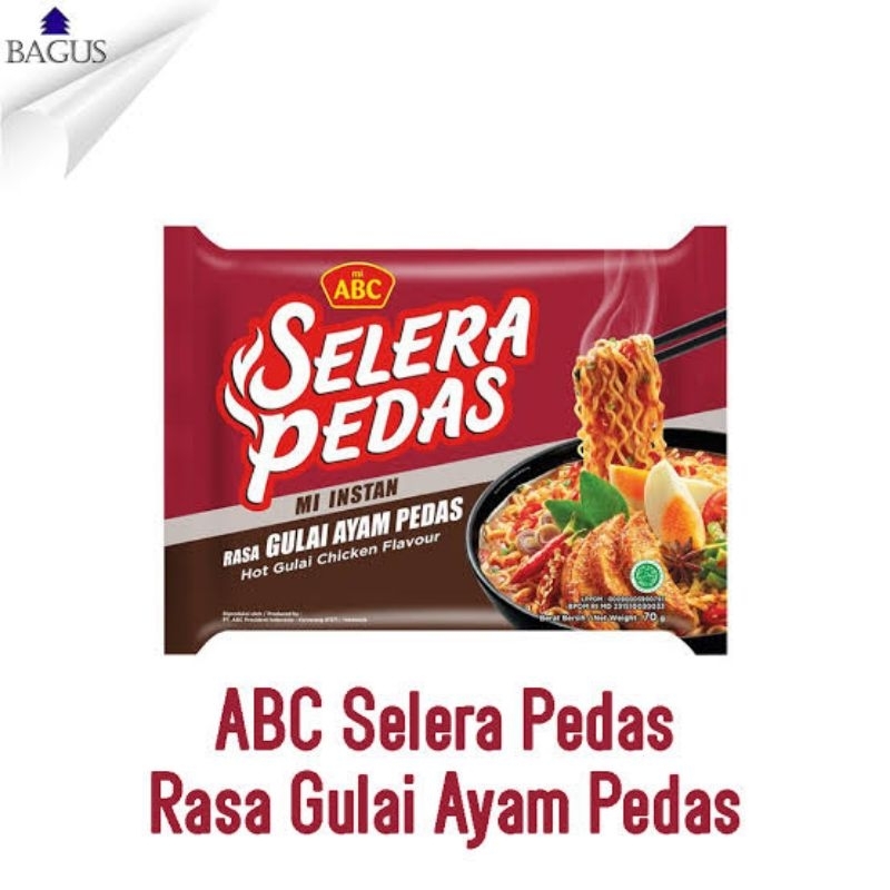 

MIE ABC SELERA PEDAS 1 PCS