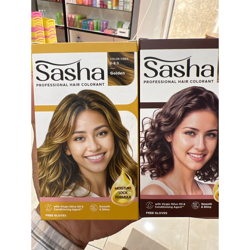 SASHA HAIR COLOUR / CAT RAMBUT / PEWARNA