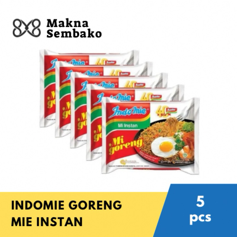 

[5 PCS] INDOMIE GORENG - MIE INSTAN