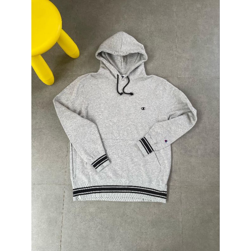 Champion Hoodie Japan Market Basic Logo Ribline Grey [C3 - Q107] 100%Original
