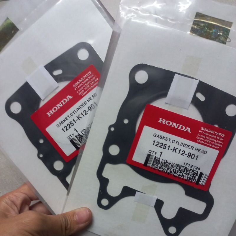 12251K12901 – GASKET CYLINDER HEAD, PAKING ATAS, PAKING HEAD, PAKING KOP, GASKET HEAD VARIO 125 FI O