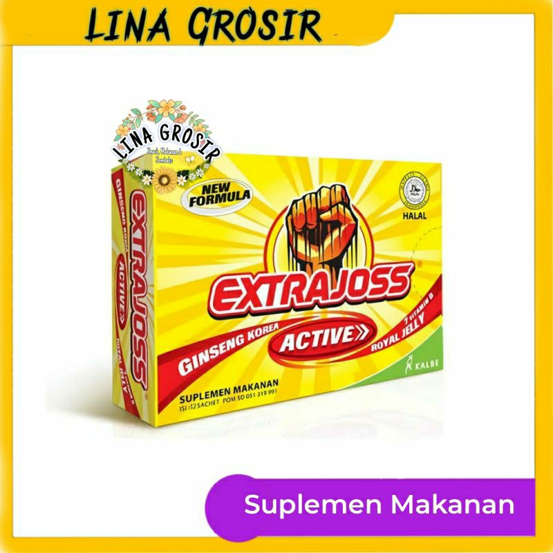 

Extrajoss Suplemen Sachet 12 pcs @1 Kotak