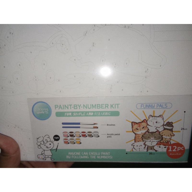 

Paint by number kit - funny pals ( KKV / OH SOME ) Besar ( P : 30 x L : 25 )