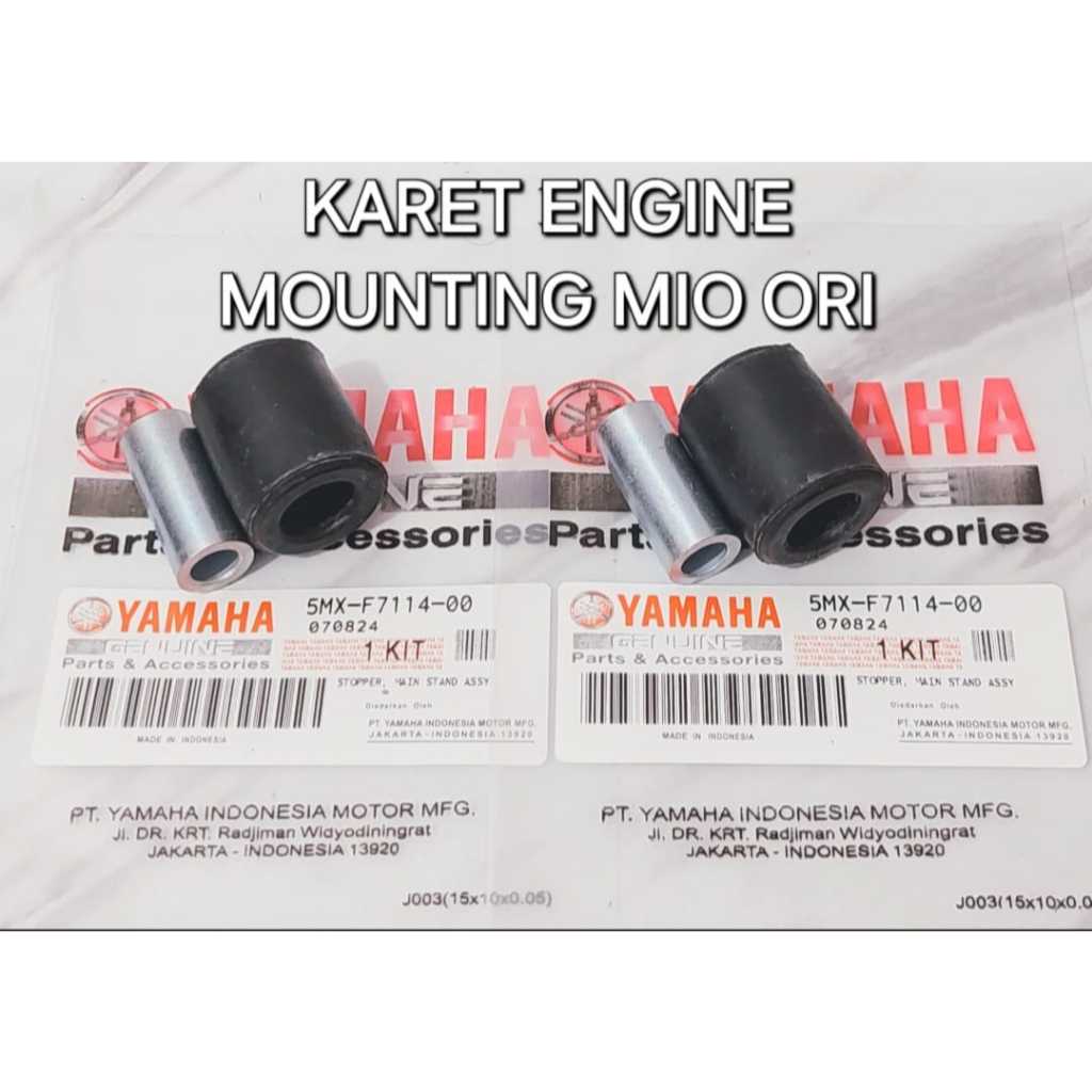 KARET ENGINE MOUNTING MIO Karet + Bosh Mounting Mio ORI
