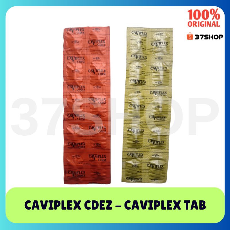 Caviplex Strip 10 Tablet - Caviplex CDEZ Strip