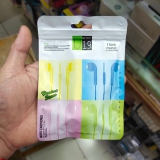 HEADSET / HANDSFREE MACARON U19 JACK 3.5MM HEADSET KABEL UNIVERSAL