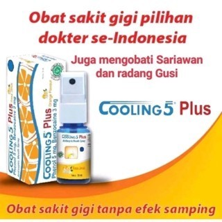 Cooling 5 Plus Spray Obat Sakit Gigi Semprot