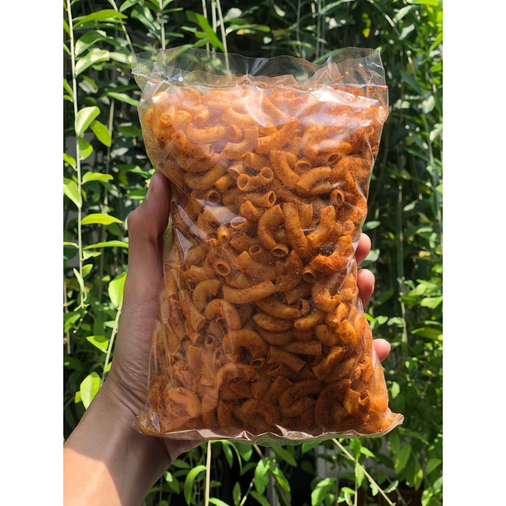 

Makcess Makaroni Kriuk 250GR / Macaroni Cikruh Pedas Gurih Pusat Cemilan Pedas