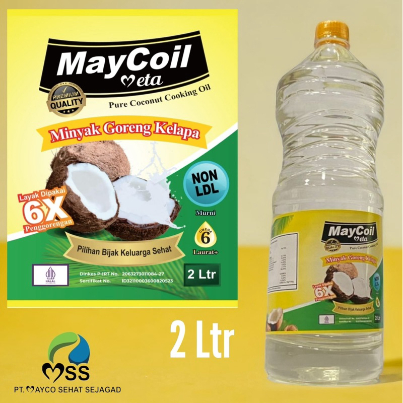 

MayCoil meta (Minyak Goreng Kelapa) 2 Liter