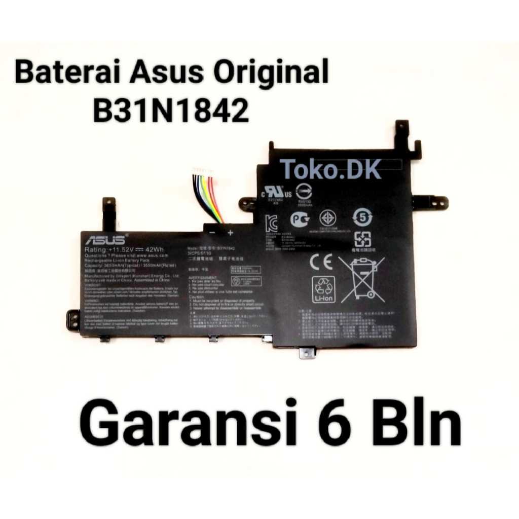 Batery Baterai Batre Laptop ASUS B31N1842 ORIGINAL